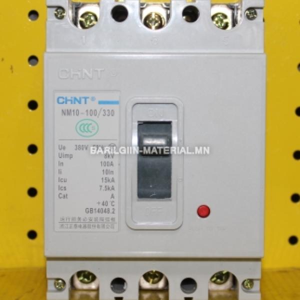 3 паз 100А автомат NM10-100/330