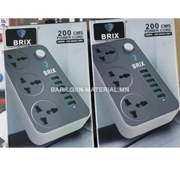 10 A 2500 WATT Universal 3 Socket 3 meter