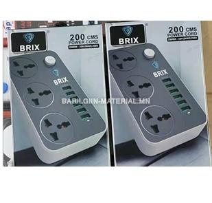 10 A 2500 WATT Universal 3 Socket 3 meter