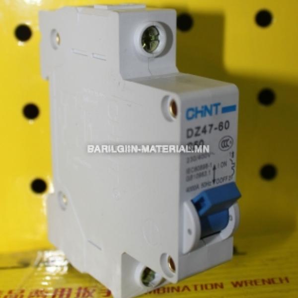 chint 1 паз с60 автомат DZ47-60