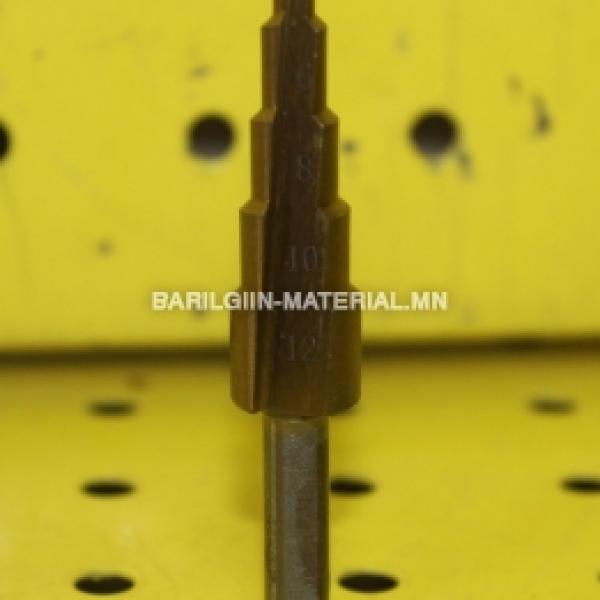 Төмрийн конус өрөм 4mm-12mm