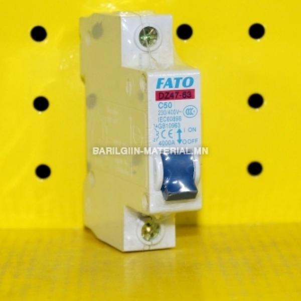 fato 1 паз 50а автомат DZ47-63