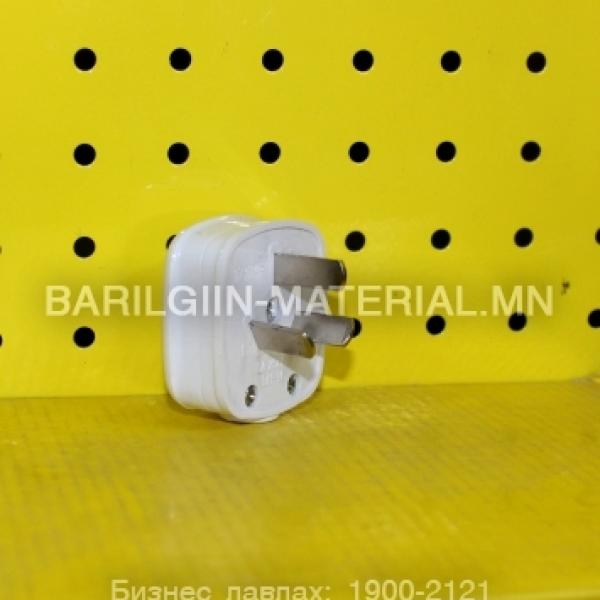 Хавтгай 3 оролттой хятад ишнүүр/16А,250В/